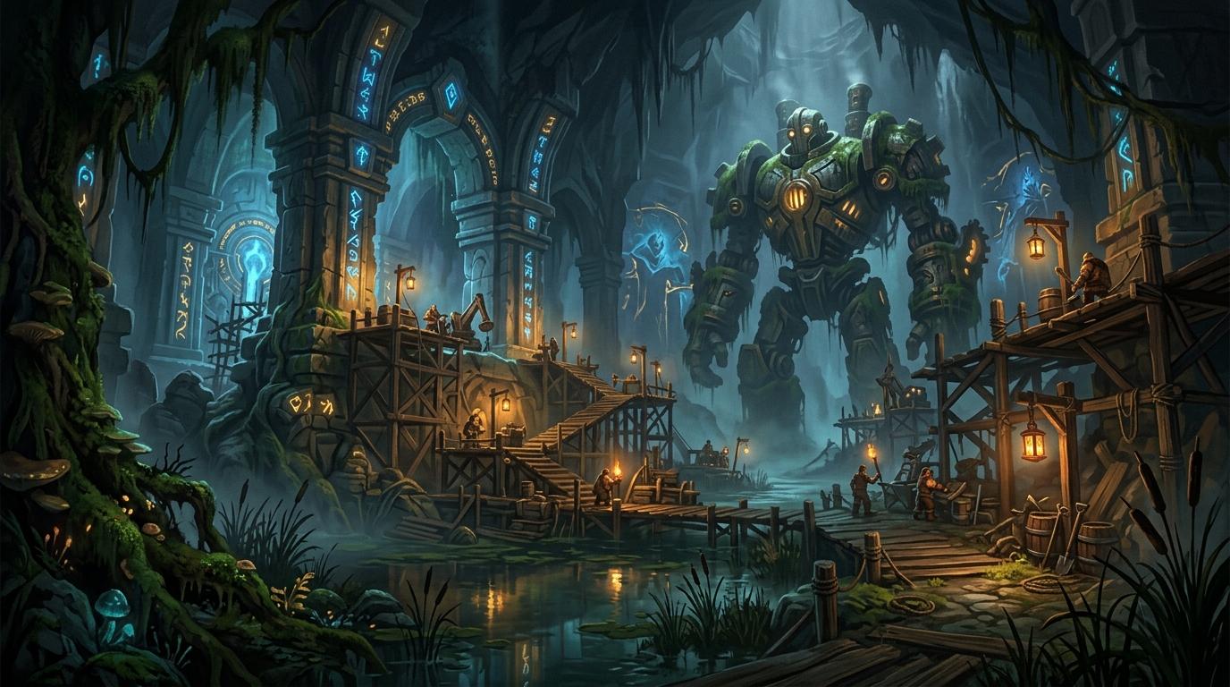 WoW Forever Excavation Site Wetlands Dungeon Guide - Relic Guardian and Boss Loot