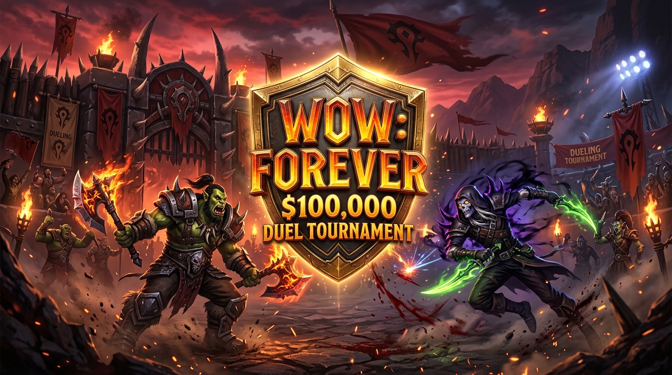 WoW Forever 100,000 Dollar Dueling Tournament Championship Orgrimmar Arena