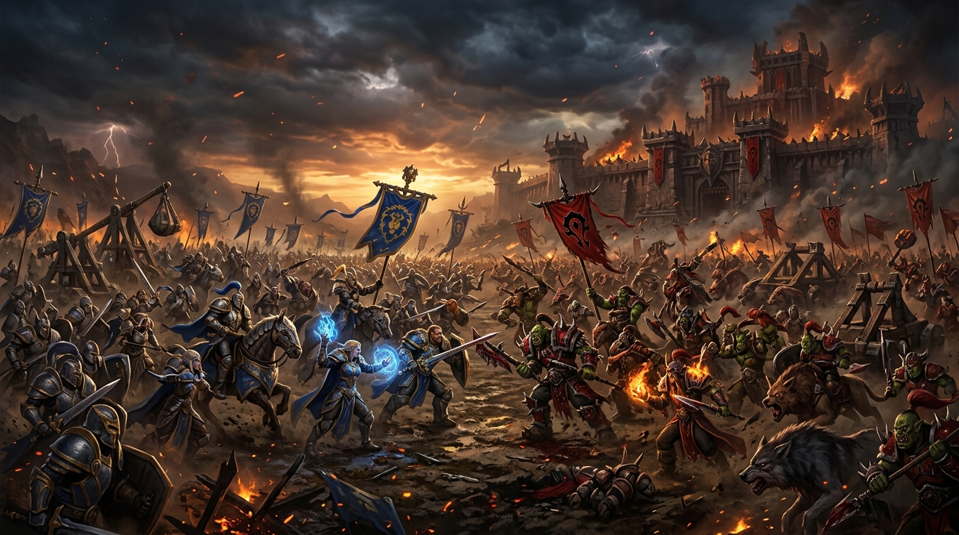 WoW Forever PvP Battlegrounds Banner